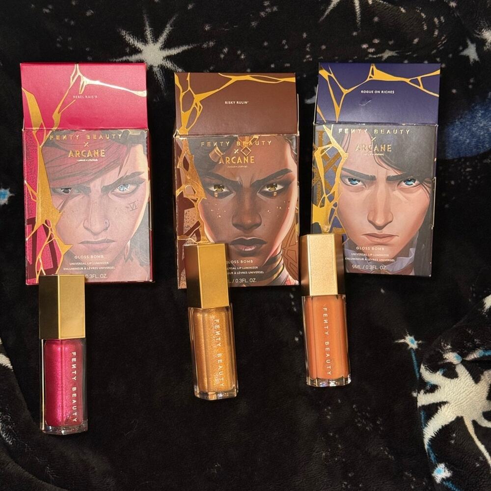 Fenty Beauty x Arcane Gloss Bomb Trio - Limited Edition